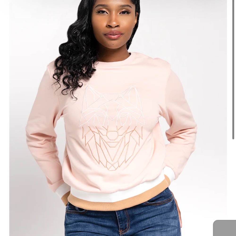 GEO WOLF LOGO SWEATER